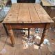Rustic walnut table