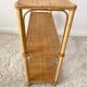 vintage rattan shelf