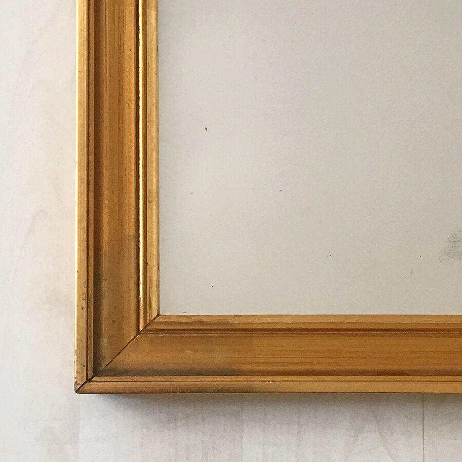 Golden vintage mirror 41x53cm