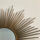 XXL mirror sun witch Chaty Vallauris 85 cm vintage deco design