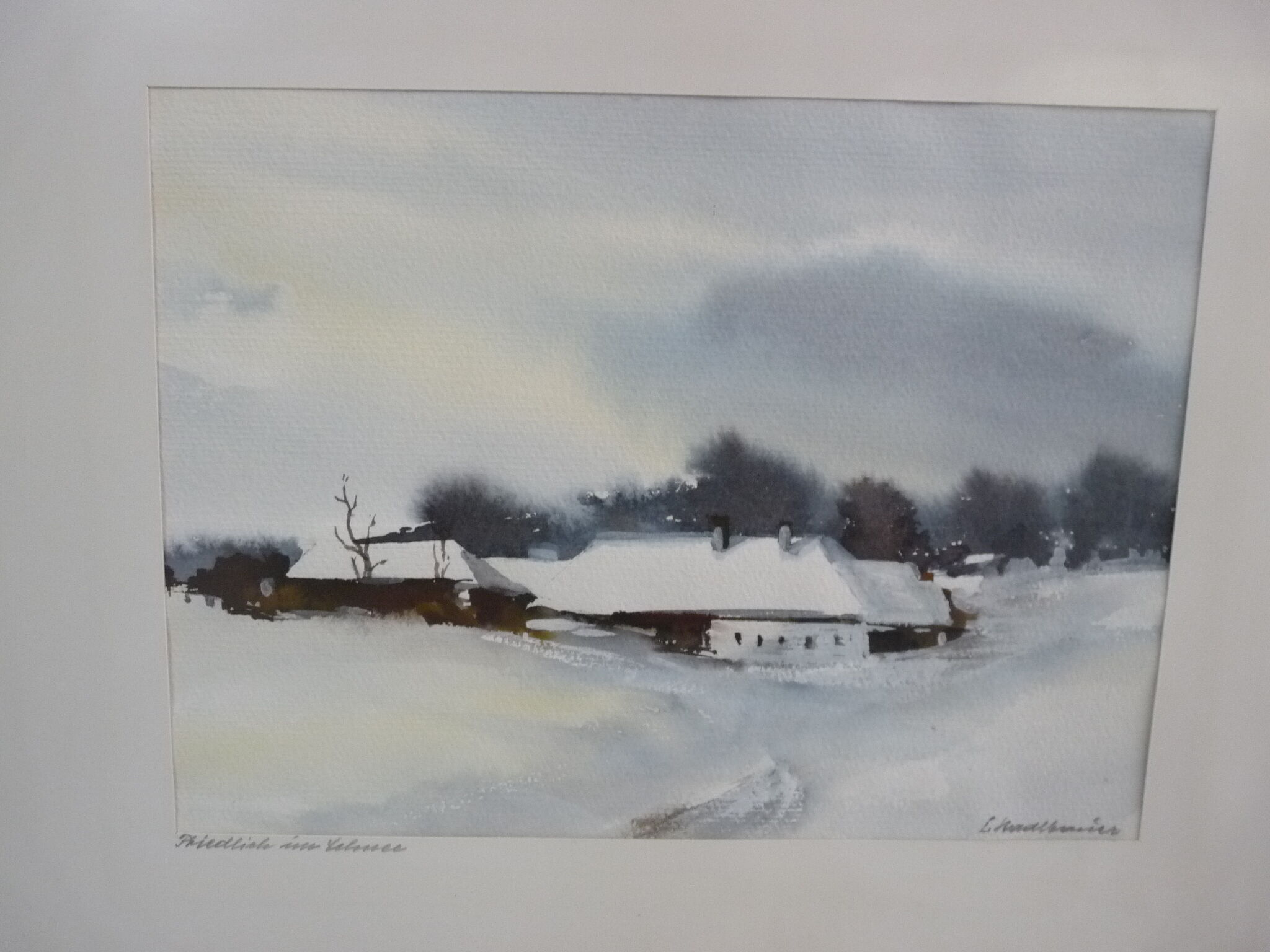 Watercolor painting by Lutz Stadlbauer painting