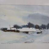 Peinture aquarelle de Lutz Stadlbauer tableau