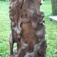 Exotic wood column (indonesia?)