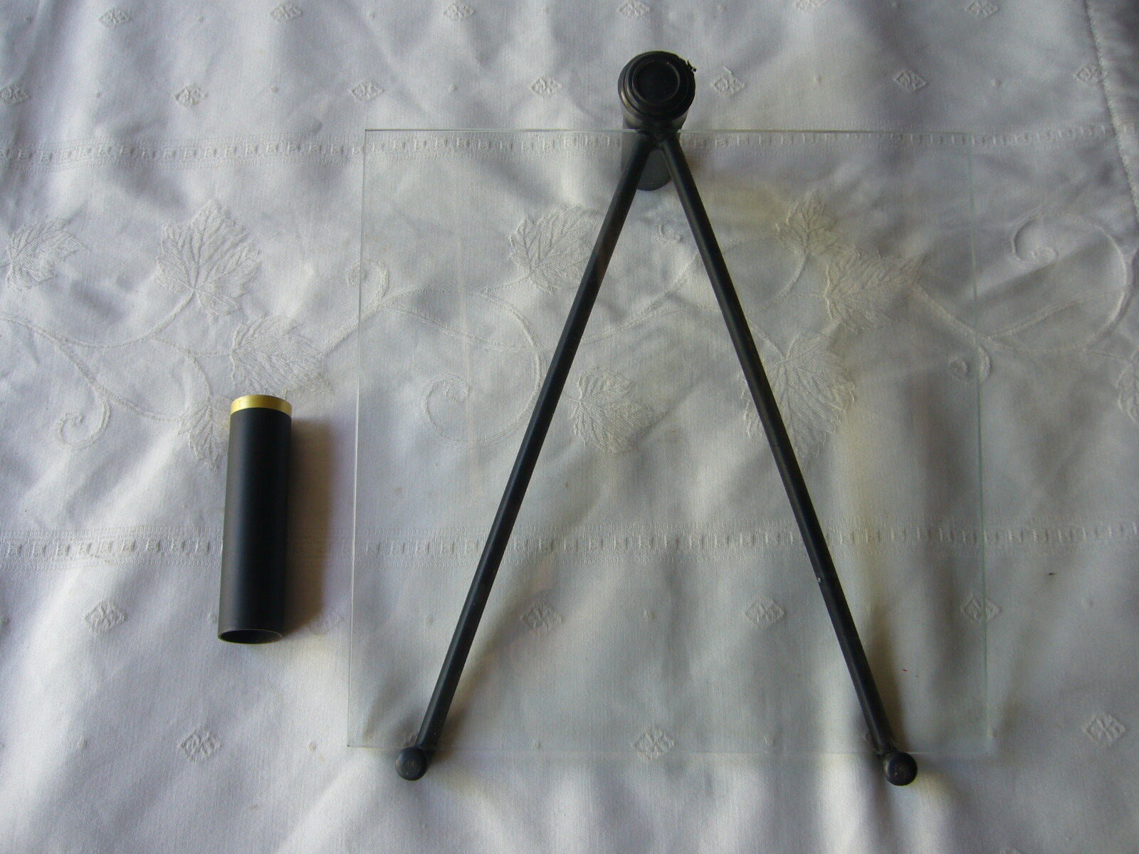 Metal and glass display