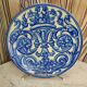 Spanish faience plate with blue decoration – 19th century
