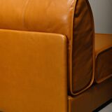 De Sede DS-19 model 'Pagoda' modular Sofa in Cognac Leather