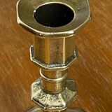 Pair of brass candlesticks
