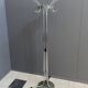 Tubax chrome standing coat rack 1960s
