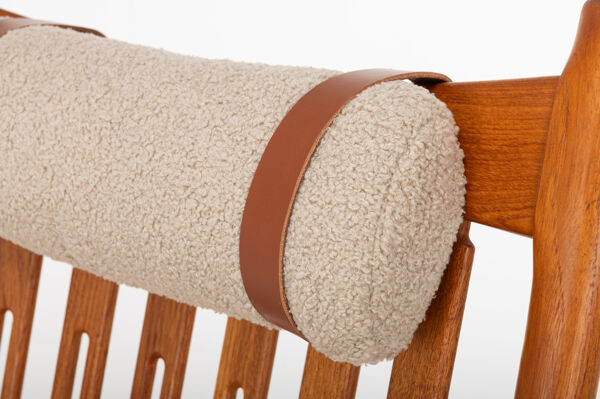 Fauteuil à bascule conçu par Hans Olsen pour Juul Kristensen, Danemark, années 1960