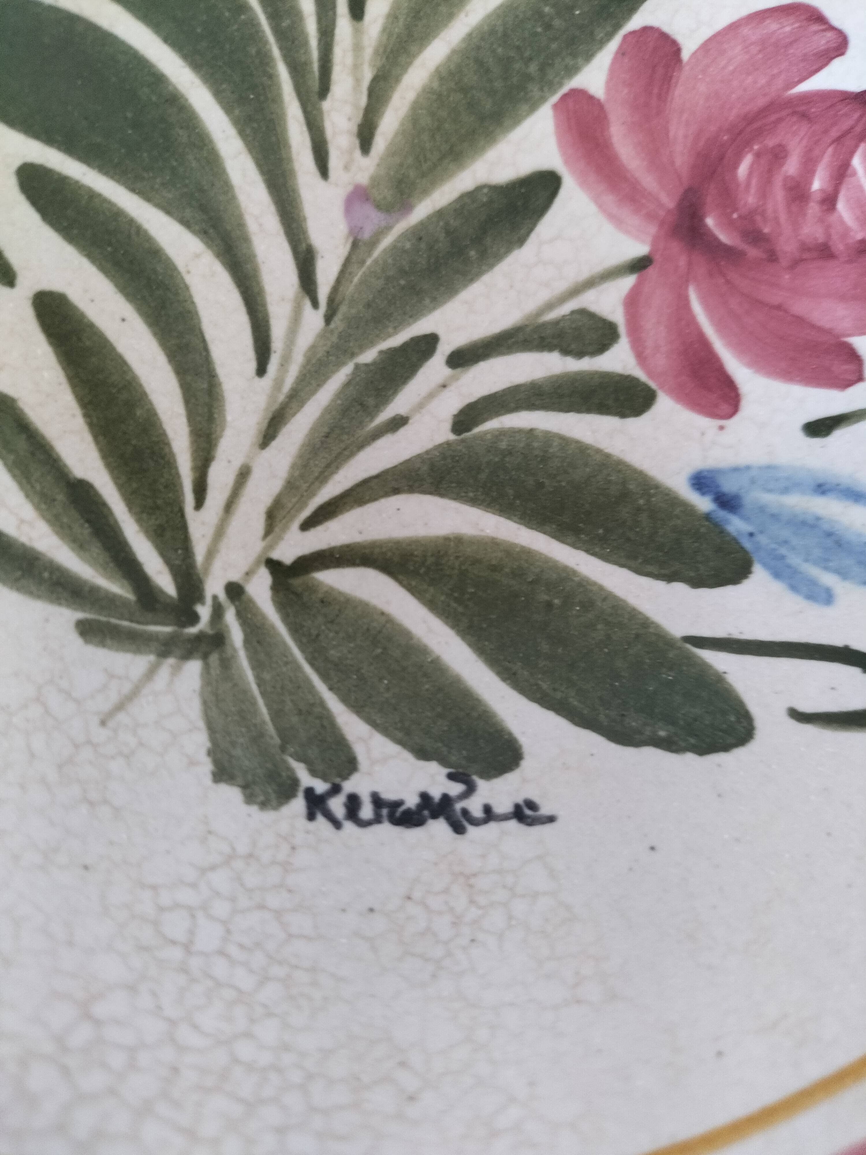 Small bowl Keraluc Quimper – hand-painted floral decoration
