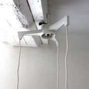 Plafonnier cascade suspension vintage space age boule opaline année 70 par