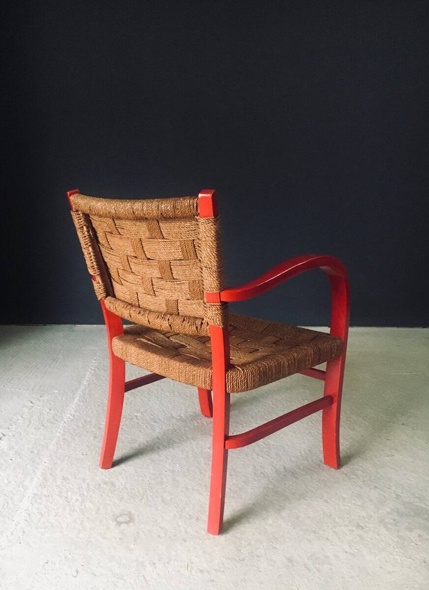Mediterranean Armchairs, France, 1950s, Set of 2