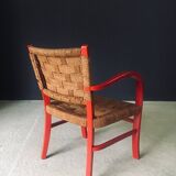 Mediterranean Armchairs, France, 1950s, Set of 2