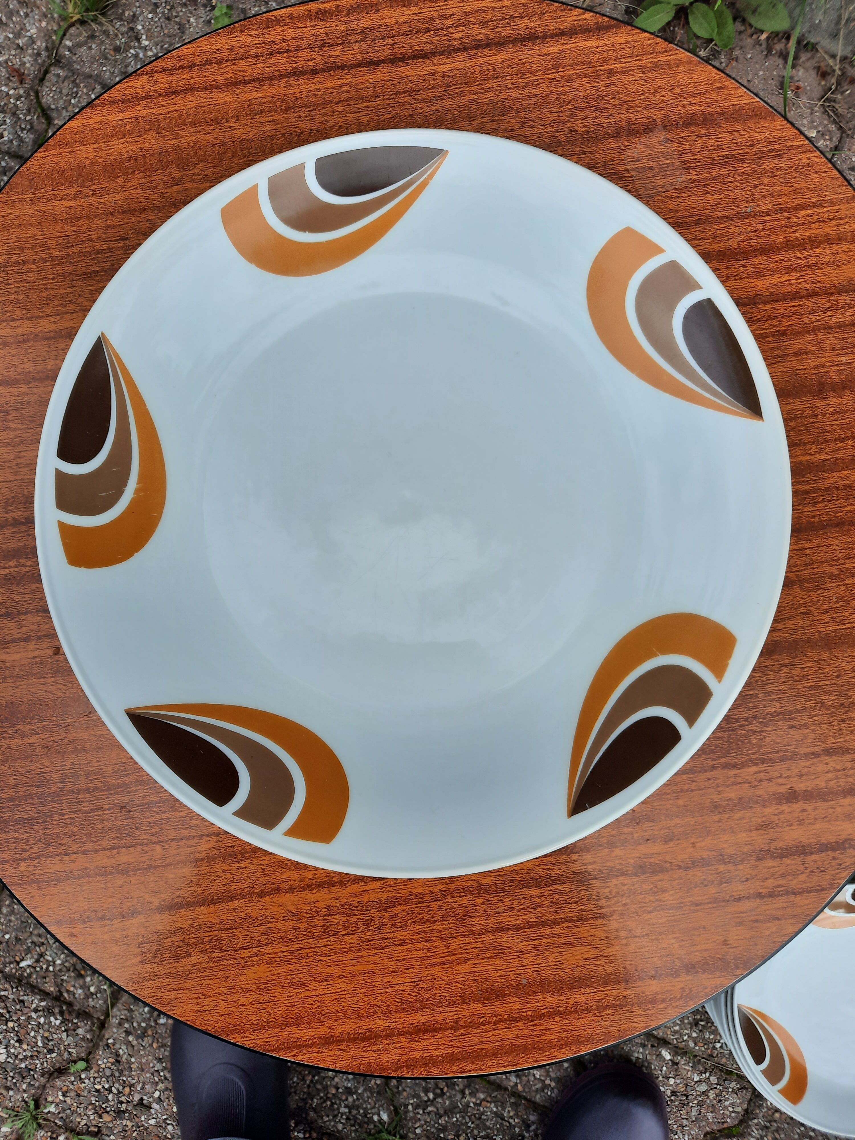 Service à dessert vintage porcelaine allemande
