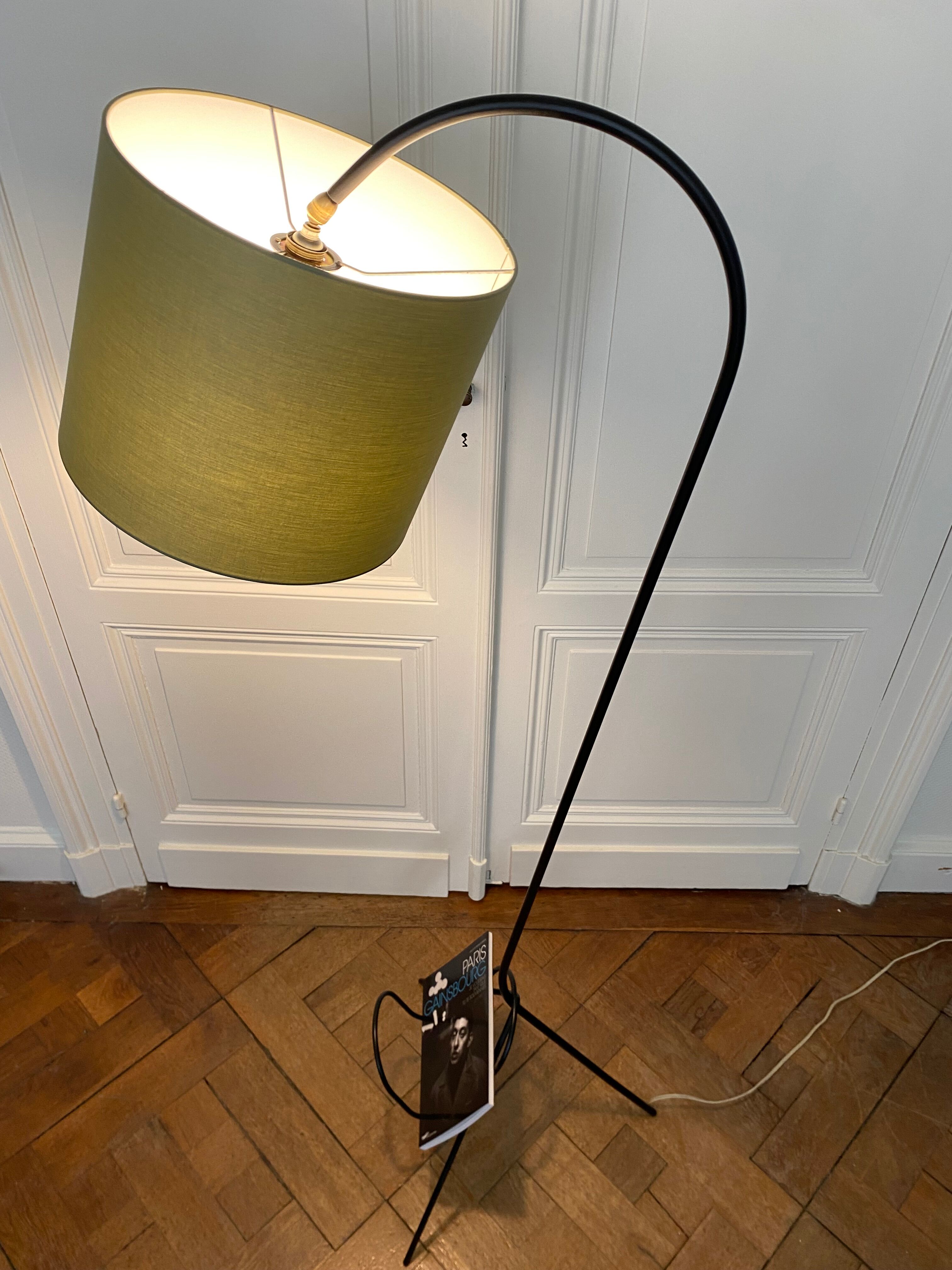 Floor lamp review holder