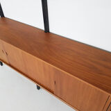 Poul Cadovius for Royal System free standing teak wall unit, Denmark 1950