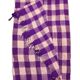 Vintage Haik purple check blanket from Morocco - 166 x 203 cm
