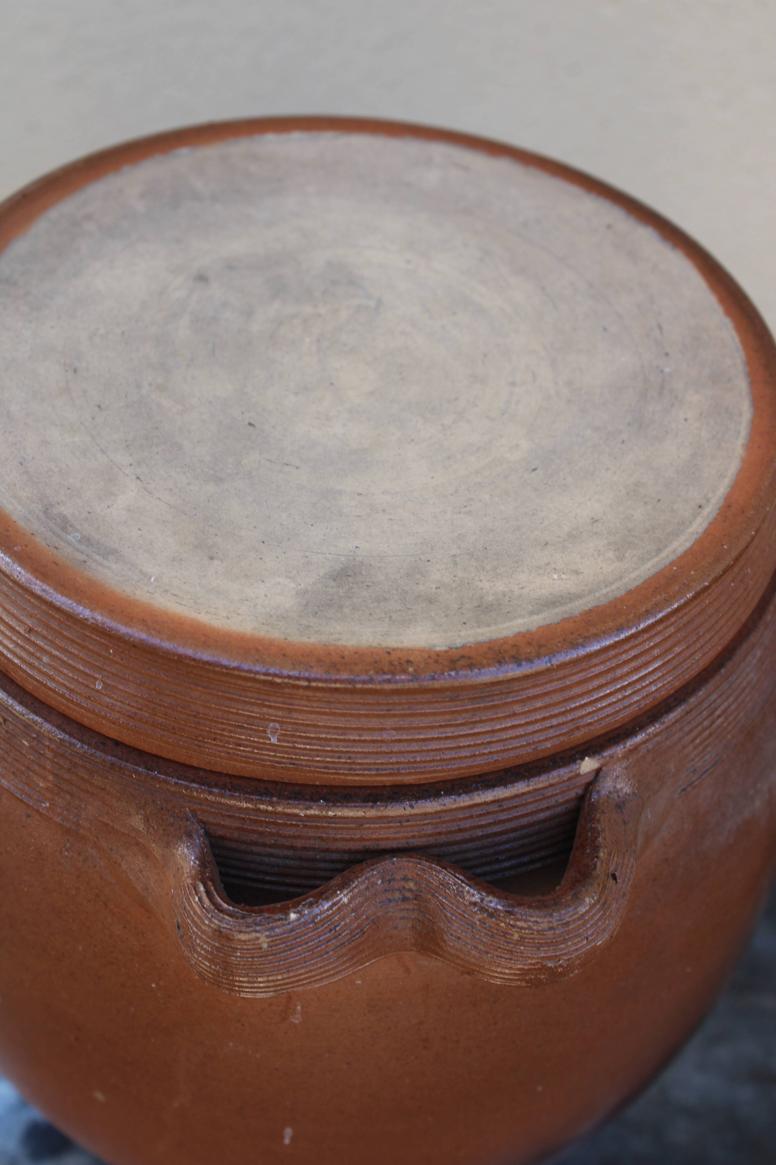 Old sandstone pot