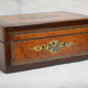 Victorian jewellery box in amboyna