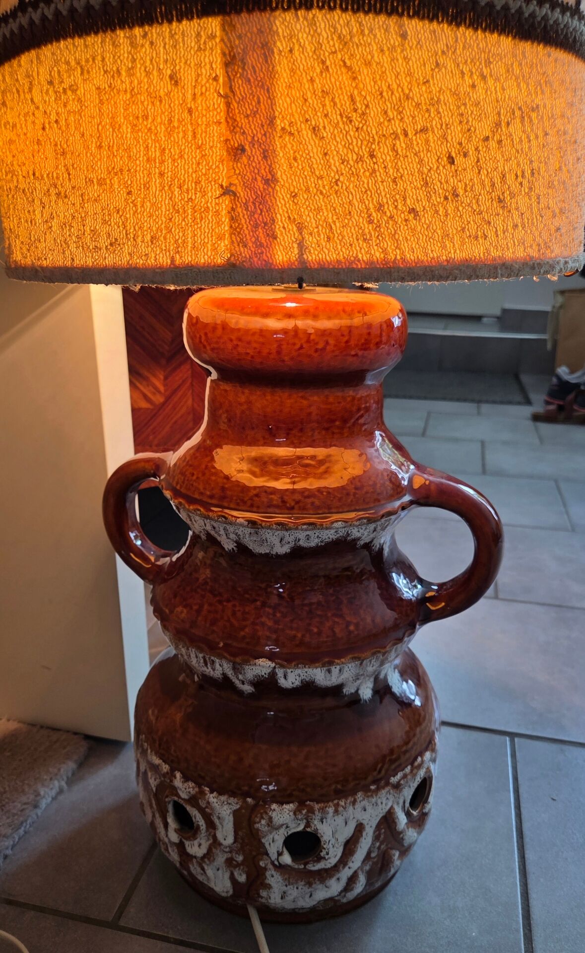 Vintage lamp from the 1960s-1970s.
