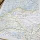 Mongolia, Asia. Geographical map printed in 1900.