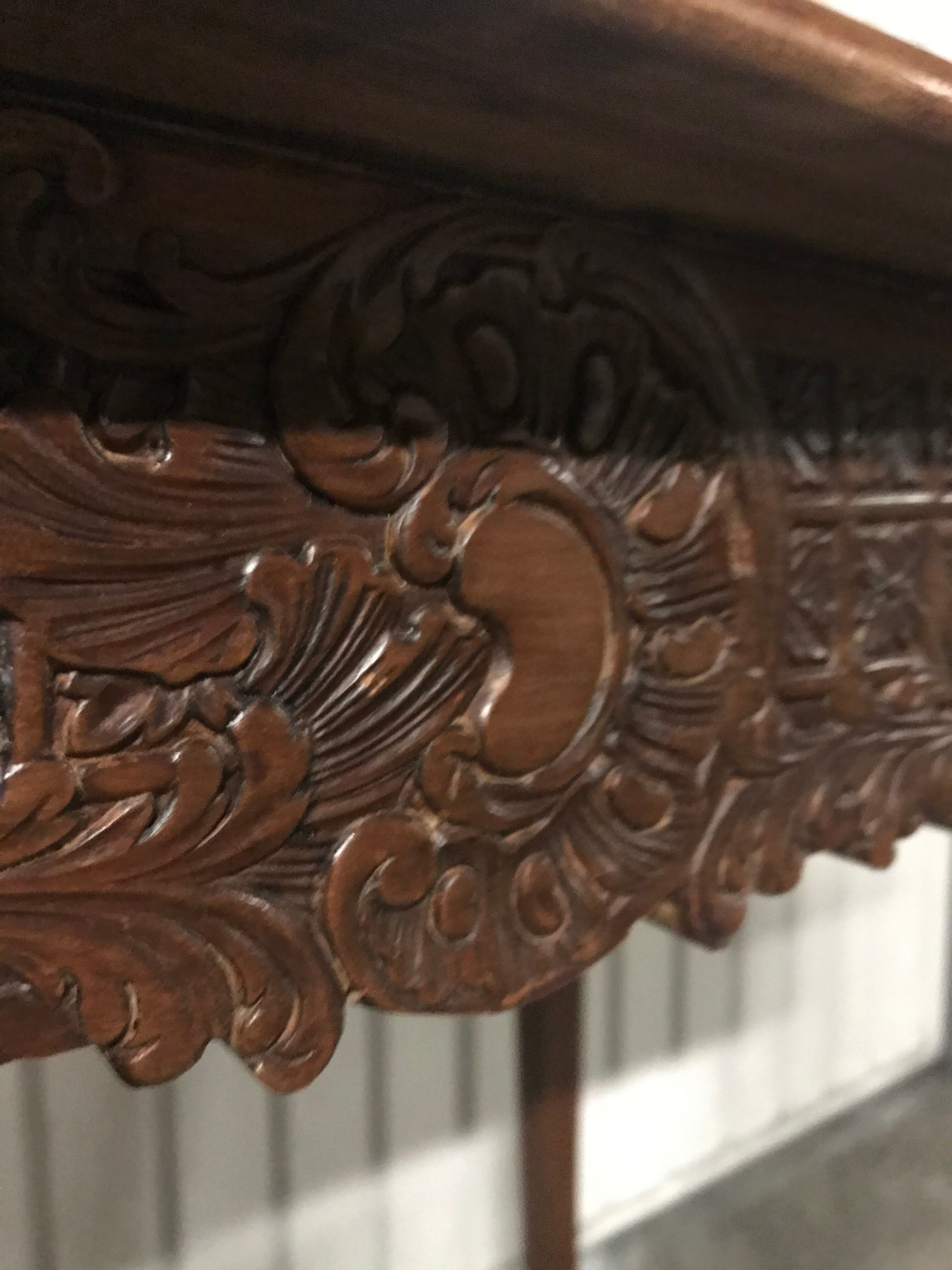 Coiffeuse Louis XV chêne