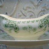 Sarreguemines Palmyre Earthenware Sauce Boat