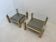 Pair of Belgo Chrom side tables, Belgium 1970s