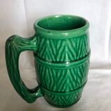 Chope en barbotine vert