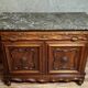 Buffet or sideboard with Venetian doors in Louis XV style made of walnut.