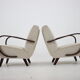 1950s Jindrich Halabala Set of Two Armchairs, Czechoslovakia