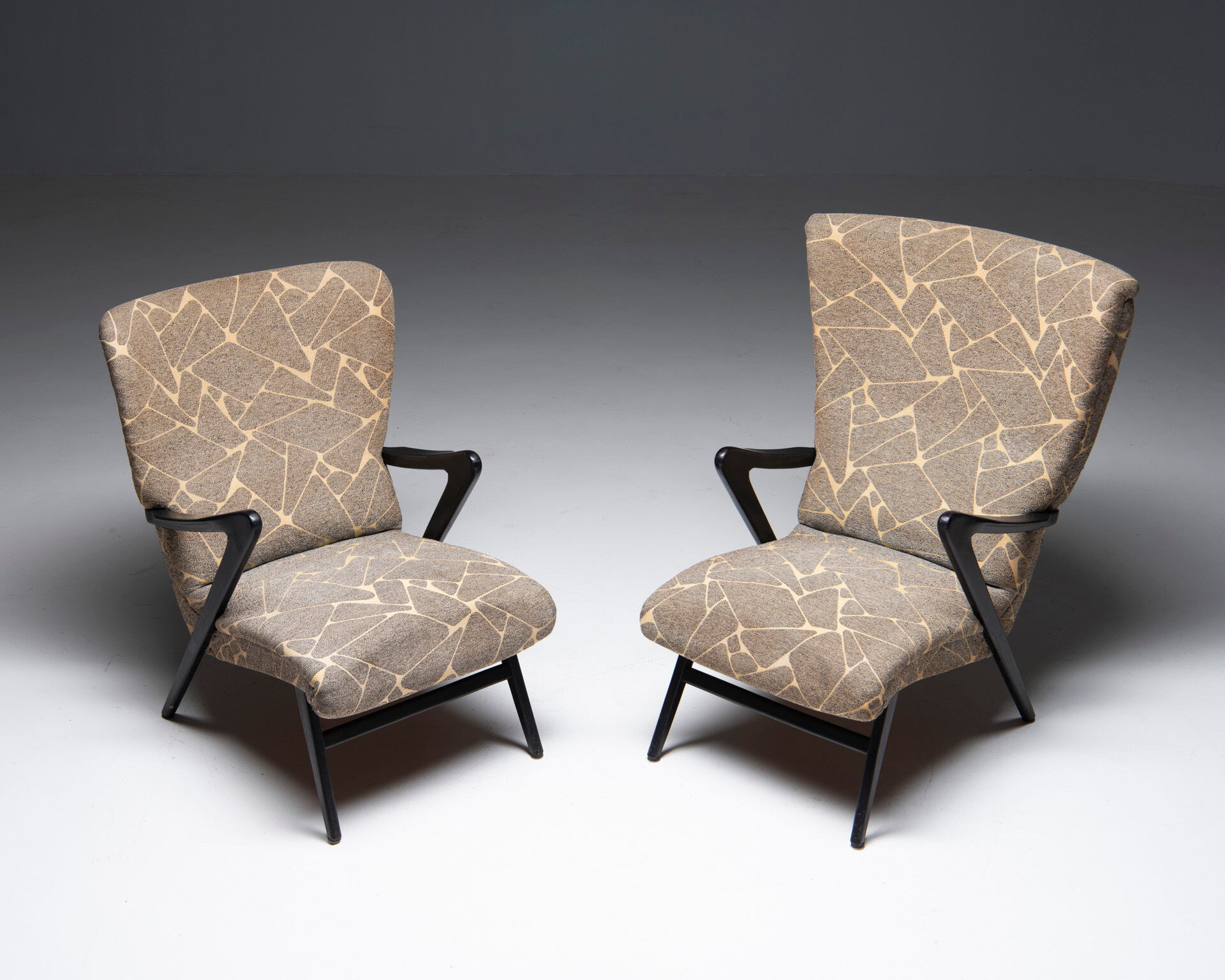 Paire de fauteuils, Années 1950