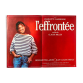 Original cinema poster "L'Effrontée" Charlotte Gainsbourg 37x49cm 1985