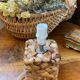 Lamp, natural weaving in water hyacinth fibre.