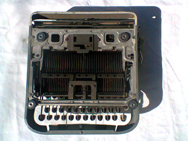 Typewriter Japy Script portable blue 50-60 years