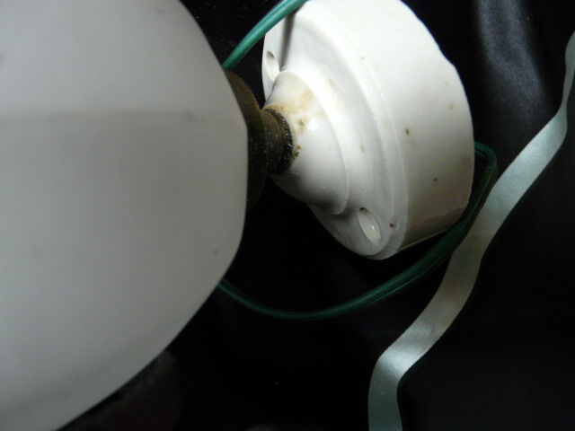 art deco wall lamp porcelain tulip glass