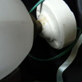 art deco wall lamp porcelain tulip glass