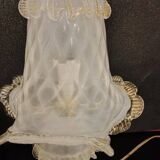 set de lampes en verre murano champignons