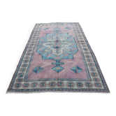 Vintage Turkish Oushak rug 158x233 cm