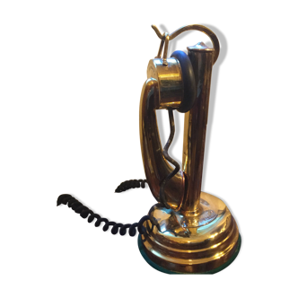 Téléphone Thomson Houston en laiton 1920