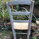 Chaise ancienne paillée