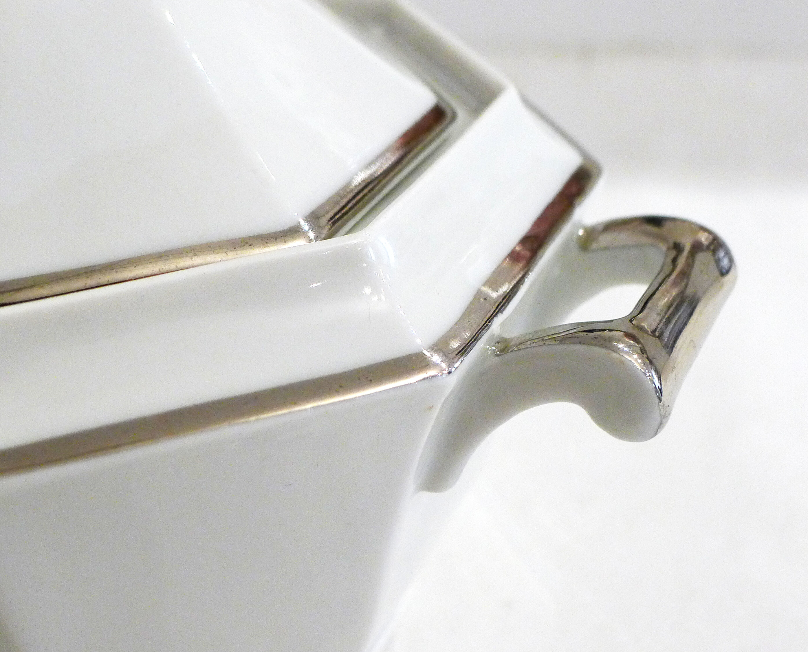 TLB Limoges Porcelain Art Deco Sugar