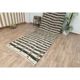 1970s Vintage Turkish Handmade  Beige Brown Kilim Runner Rug 138x460