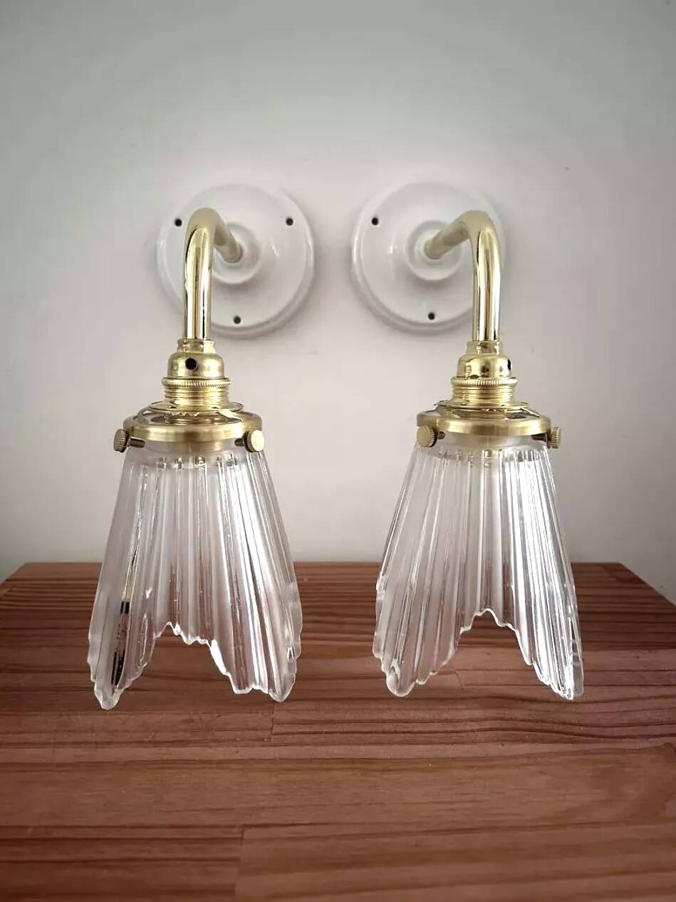 Pair of Art Deco wall sconces