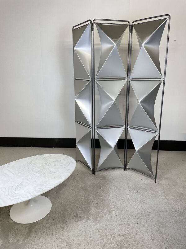 Grand paravent en aluminium