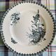 Mismatched ironstone flat plates