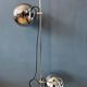 70s mid-century chrome Herda eyeball floor lamp