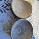 Pair of ancient glazed terracotta bowls with drips – Art po