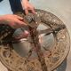 Large bronze ceiling light from the Art Nouveau period