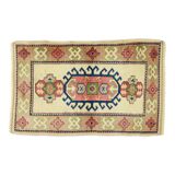 Anatolian handmade vintage rug 123 cm x 79 cm